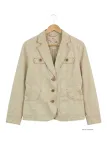 MAYFLOWER SE1080 Veste tissu extensible beige femme