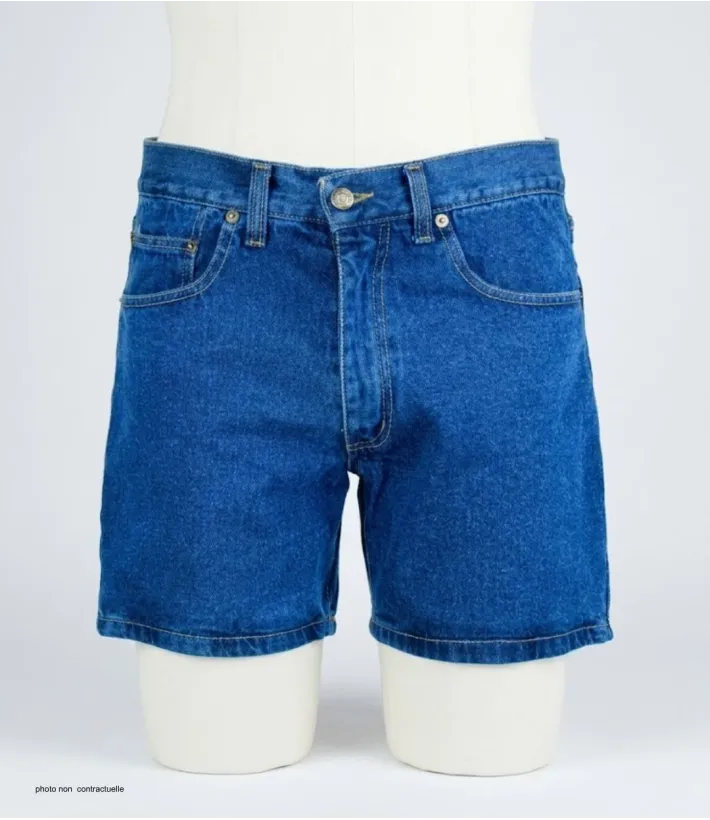 Short homme Challenger R313 | Short en jean bleu stone robuste