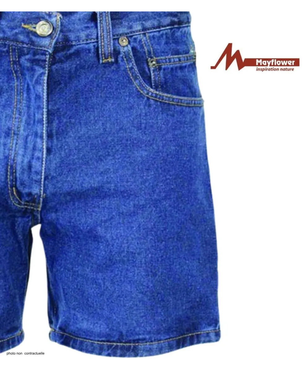 Short homme Challenger R313 | Short en jean bleu stone robuste