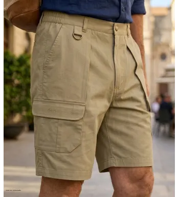 Short homme MAYFLOWER 710099U001 | Bermuda robuste camel marron
