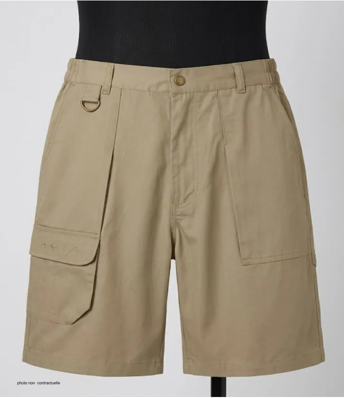 Short homme MAYFLOWER 710099U001 | Bermuda robuste camel marron