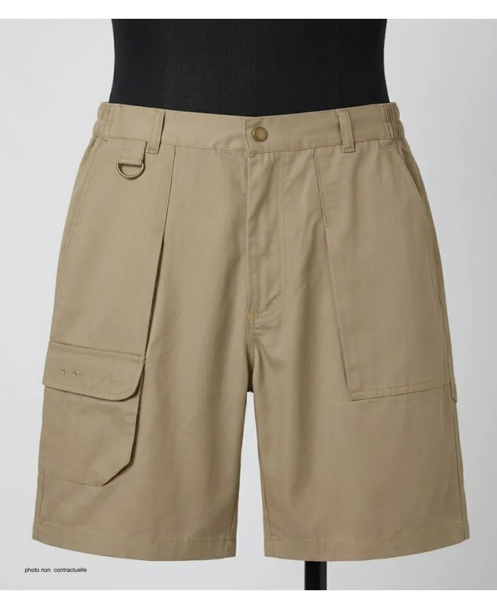 Short homme MAYFLOWER 710099U001 | Bermuda robuste camel marron