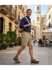 Short homme MAYFLOWER 710099U001 | Bermuda robuste camel marron