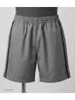 Short CHALLENGER 8L | Short homme élastiqué gris noir coton