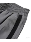 Short CHALLENGER 8L | Short homme élastiqué gris noir coton