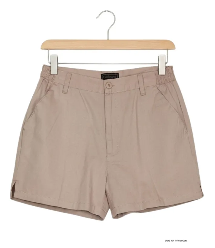 Short CHALLENGER BANJO1 | Short homme semi-élastique beige coton