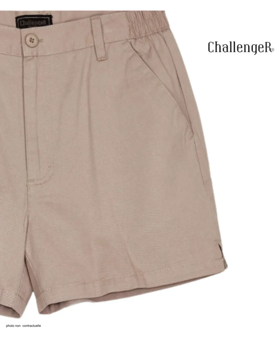 Short CHALLENGER BANJO1 | Short homme semi-élastique beige coton