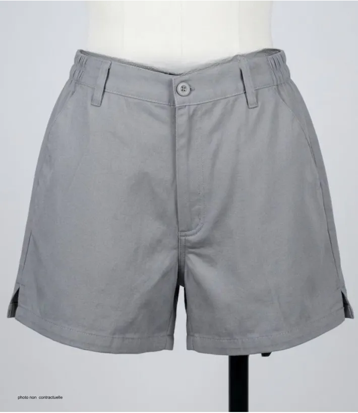 Short CHALLENGER BANJO2 | Short homme semi-élastique gris twill