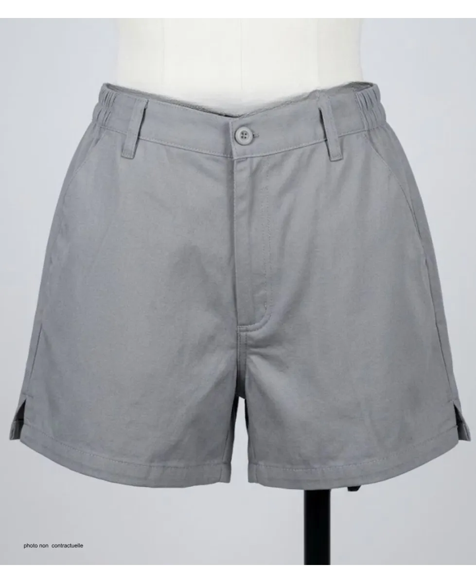 Short CHALLENGER BANJO2 | Short homme semi-élastique gris twill