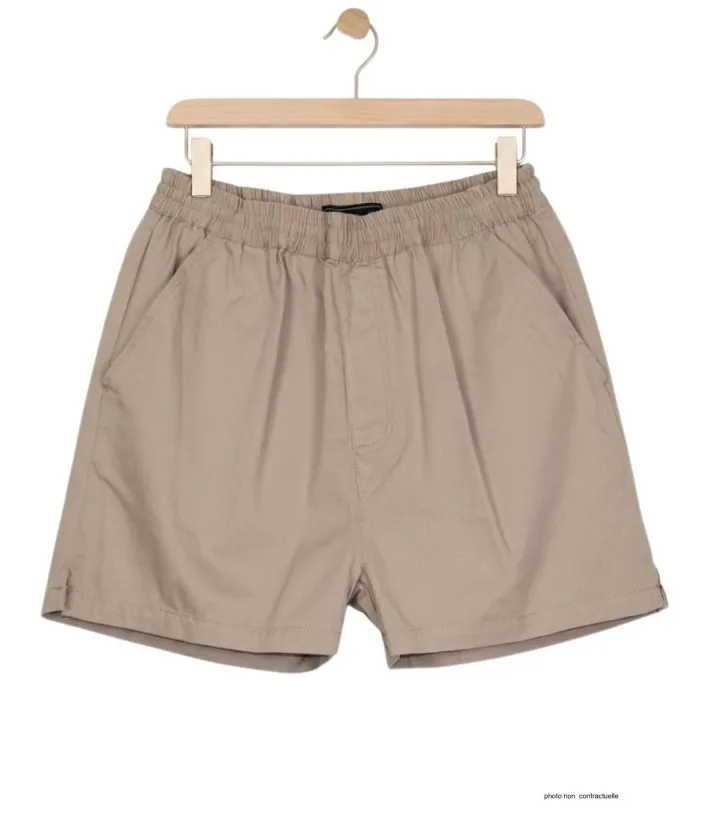 Short CHALLENGER BIVOUAC1 | Short homme élastique beige twill
