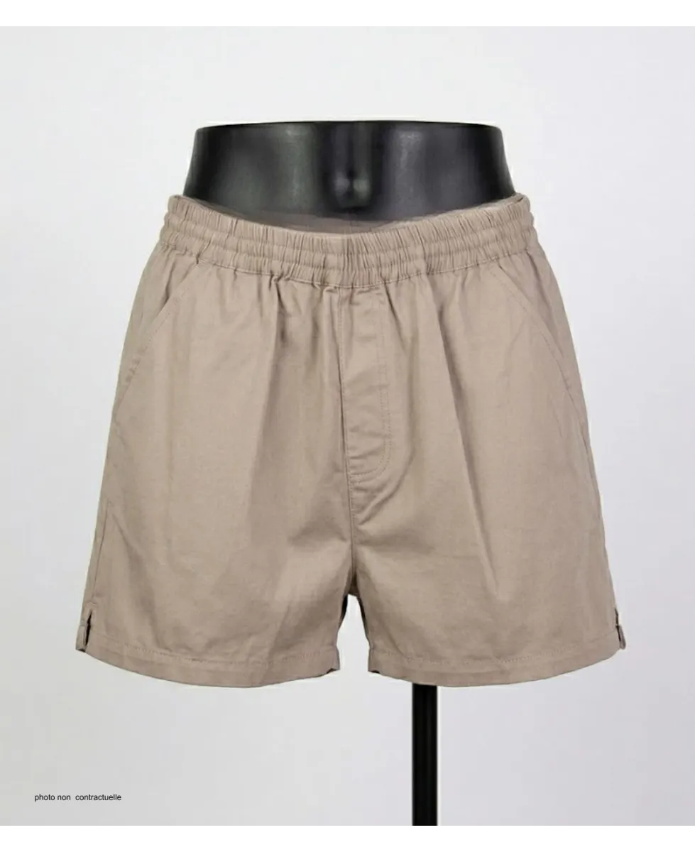 Short CHALLENGER BIVOUAC1 | Short homme élastique beige twill