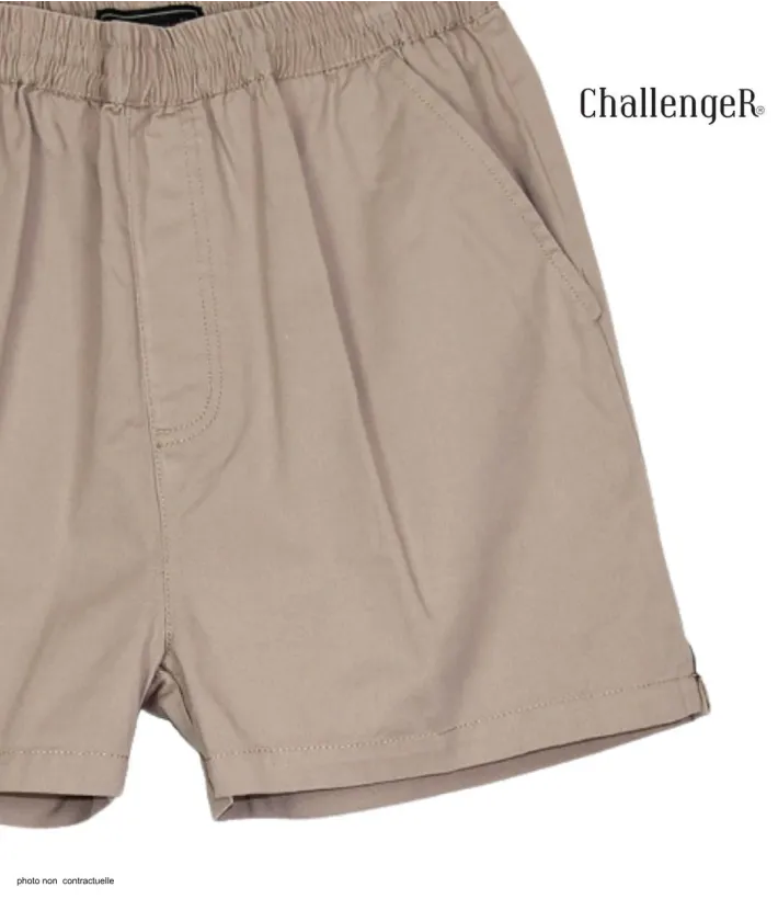 Short CHALLENGER BIVOUAC1 | Short homme élastique beige twill