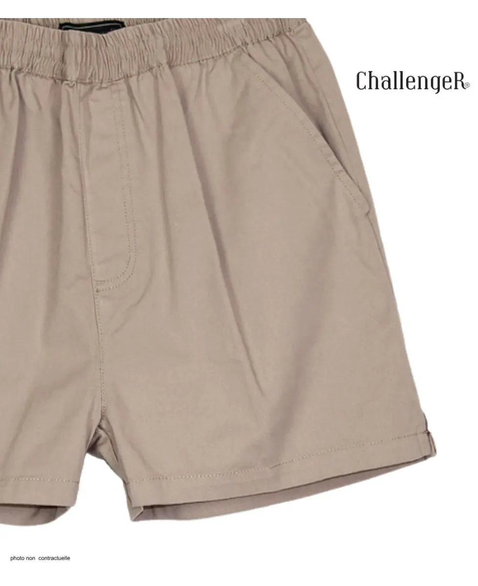 Short CHALLENGER BIVOUAC1 | Short homme élastique beige twill