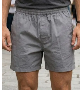 Short CHALLENGER BIVOUAC2 | Short homme élastique gris twill