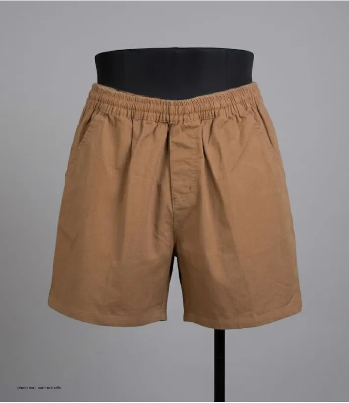 Short CHALLENGER BIVOUAC3 | Short homme élastique camel marron