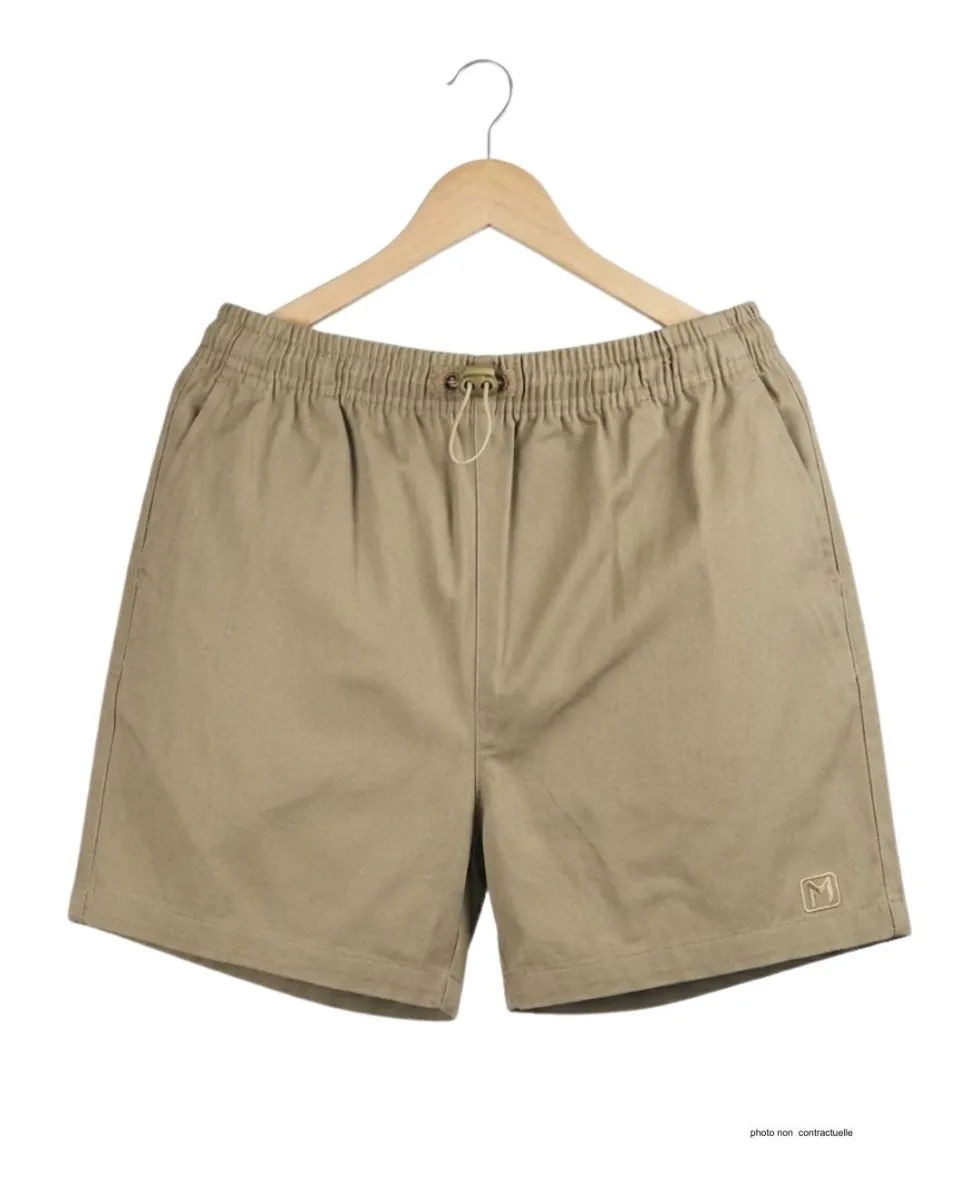 Short CHALLENGER 710095U001 | Short homme 3 poches beige coton