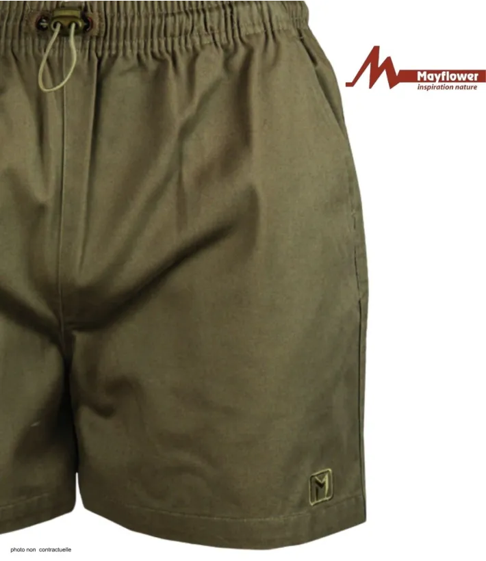 Short MAYFLOWER 710095U003 | Short homme 3 poches kaki