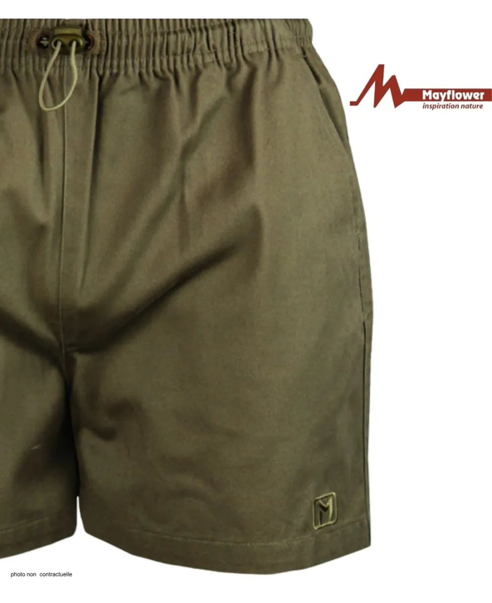 Short MAYFLOWER 710095U003 | Short homme 3 poches kaki