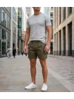 Short MAYFLOWER 710095U003 | Short homme 3 poches kaki