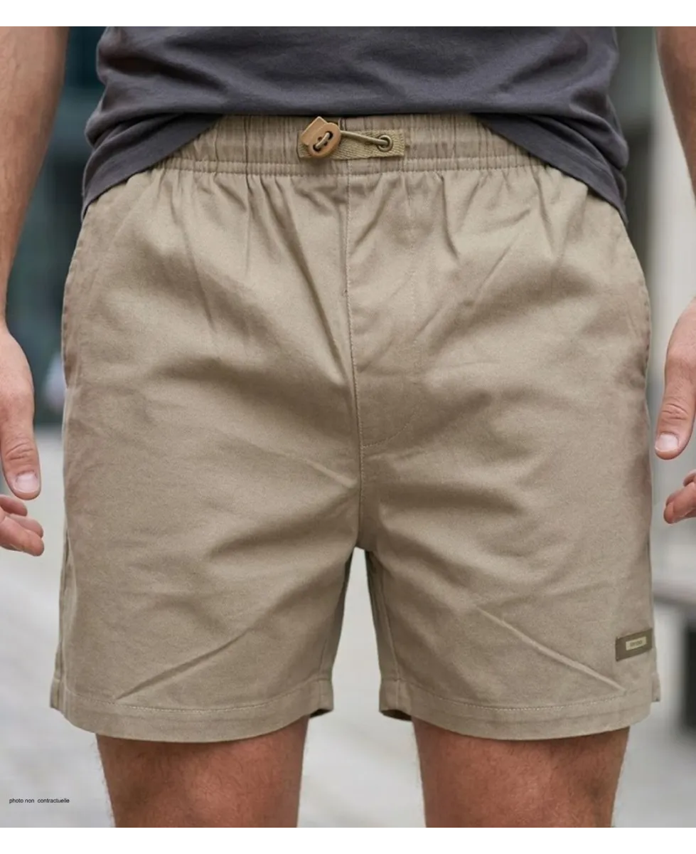 Short à 3 poches bicolore pour homme de la marque MAYFLOWER modèle 710117U003 de couleur lierre et beige.