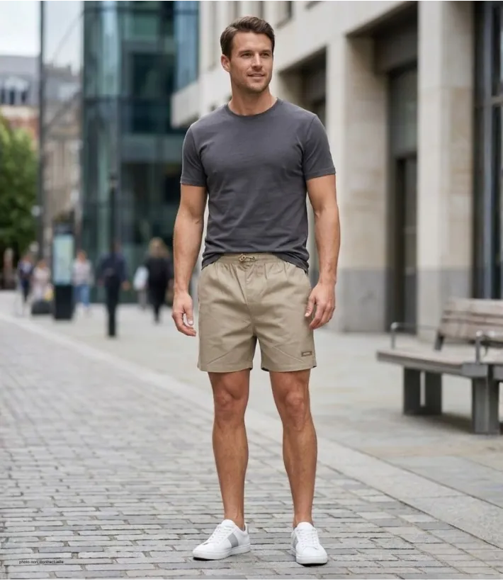 Short MAYFLOWER 710117U003 | Bermuda 3 poches lierre beige