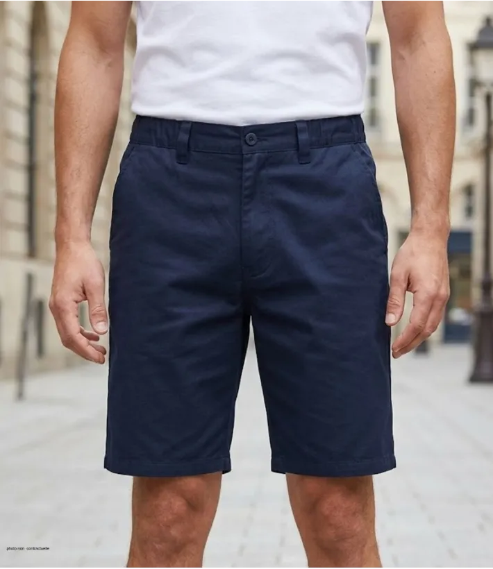 Short homme Mayflower 710096U002 classique bleu marine élastique