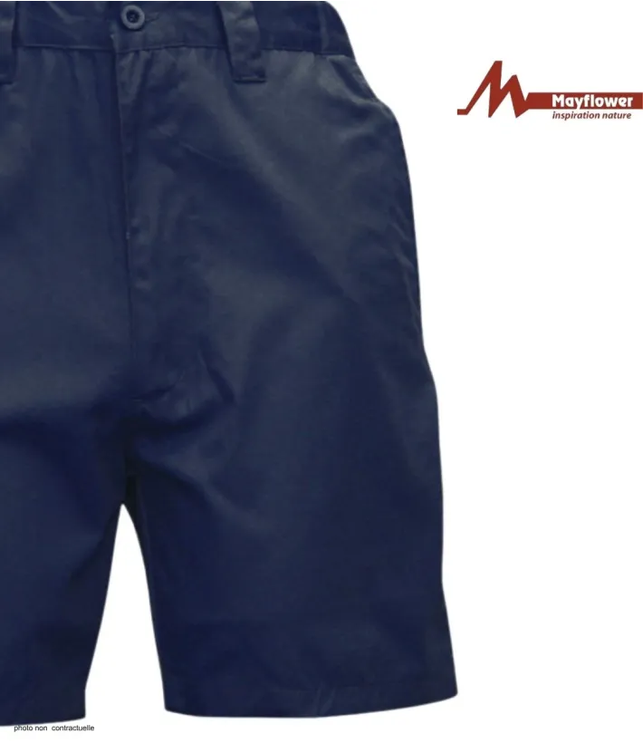 Short homme Mayflower 710096U002 classique bleu marine élastique