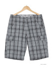 Bermuda homme Winchester INTACT3 à carreaux en coton gris