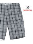 Bermuda homme Winchester INTACT3 à carreaux en coton gris