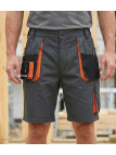 Bermuda de travail homme Terratrend 3231GN gris noir orange