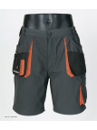 Bermuda de travail homme Terratrend 3231GN gris noir orange