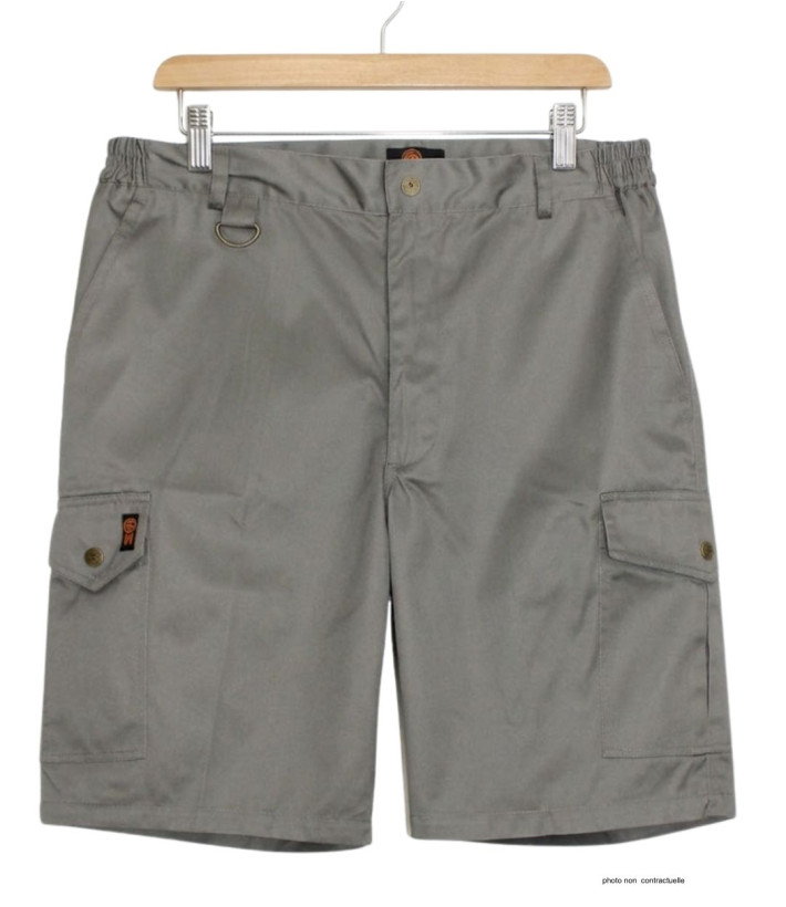 Bermuda de travail homme Worker SE7083 marron gris terre
