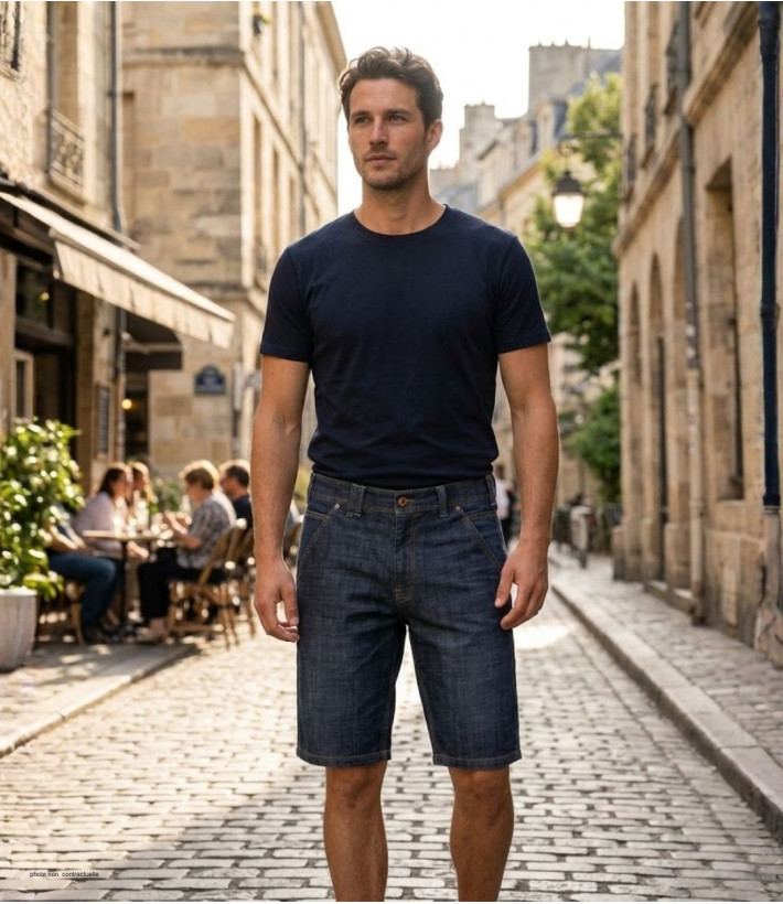 Bermuda en jean CHALLENGER IBIS1 - Short stretch confortable