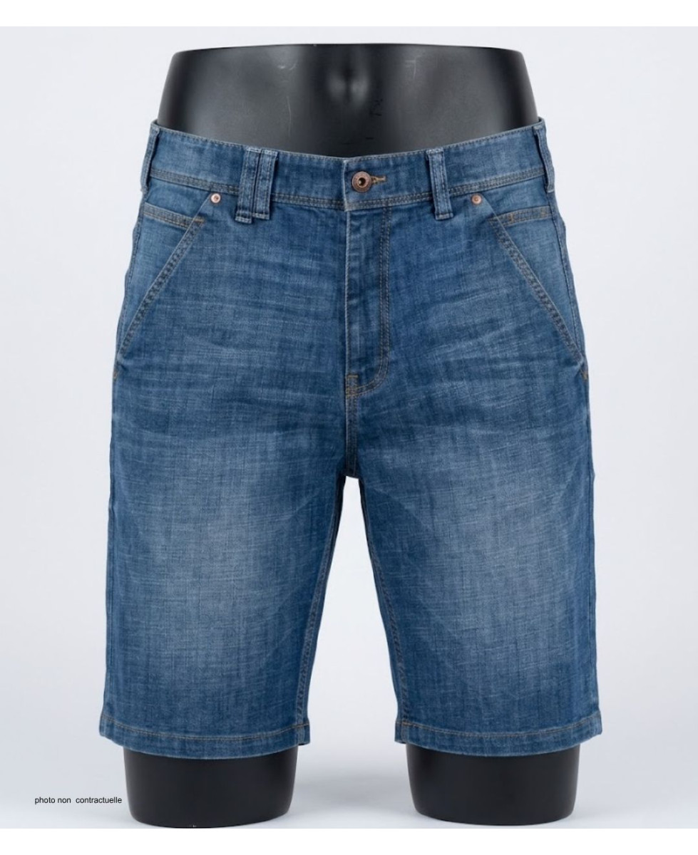 Bermuda en jean CHALLENGER IBIS2 - Short homme stretch bleu