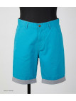 Bermuda uni avec revers CHALLENGER IBIZA1 - Short 100% coton bleu