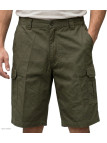 Bermuda cargo multipoches CHALLENGER ICARE - Short coton canvas marron