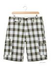 Bermuda Homme WINCHESTER IDRA1B Blanc à Carreaux en Coton