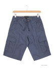 Bermuda Homme CHALLENGER ILOT1 Gris Cargo Taille Élastique
