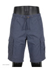 Bermuda Homme CHALLENGER ILOT1 Gris Cargo Taille Élastique
