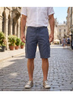 Bermuda Homme CHALLENGER ILOT1 Gris Cargo Taille Élastique
