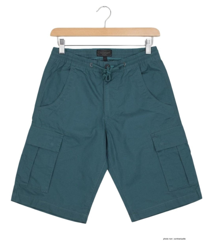 Bermuda Homme CHALLENGER ILOT2 Cargo Taille Élastique Coton