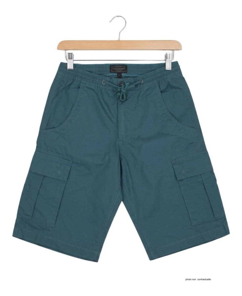 Bermuda Homme CHALLENGER ILOT2 Cargo Taille Élastique Coton