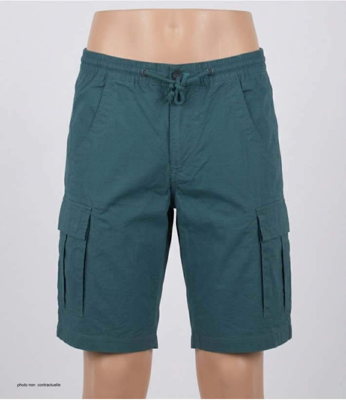 Bermuda Homme CHALLENGER ILOT2 Cargo Taille Élastique Coton