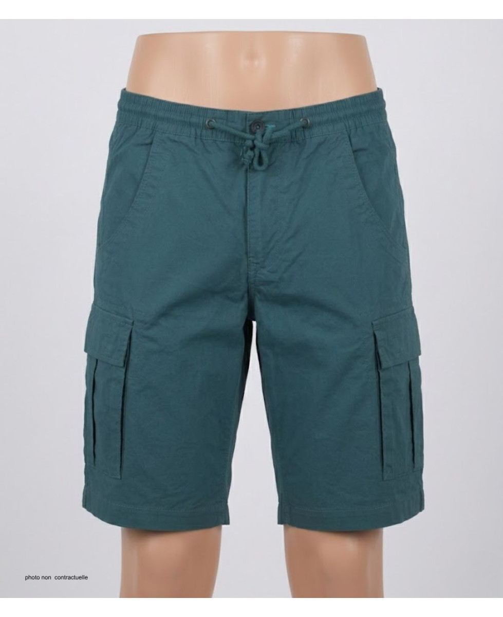 Bermuda Homme CHALLENGER ILOT2 Cargo Taille Élastique Coton