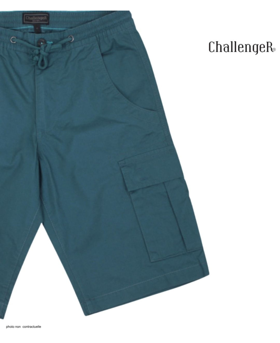 Bermuda Homme CHALLENGER ILOT2 Cargo Taille Élastique Coton