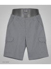 Bermuda Homme CHALLENGER INCA2 Gris Cargo Taille Élastique