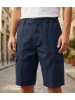 CHALLENGER INCA5 : Bermuda homme marine à taille élastiquée