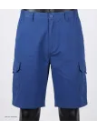 CHALLENGER INCA : Bermuda homme bleu indigo à taille élastiquée