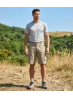CHALLENGER INDIANA1 : Bermuda homme en canvas stretch beige