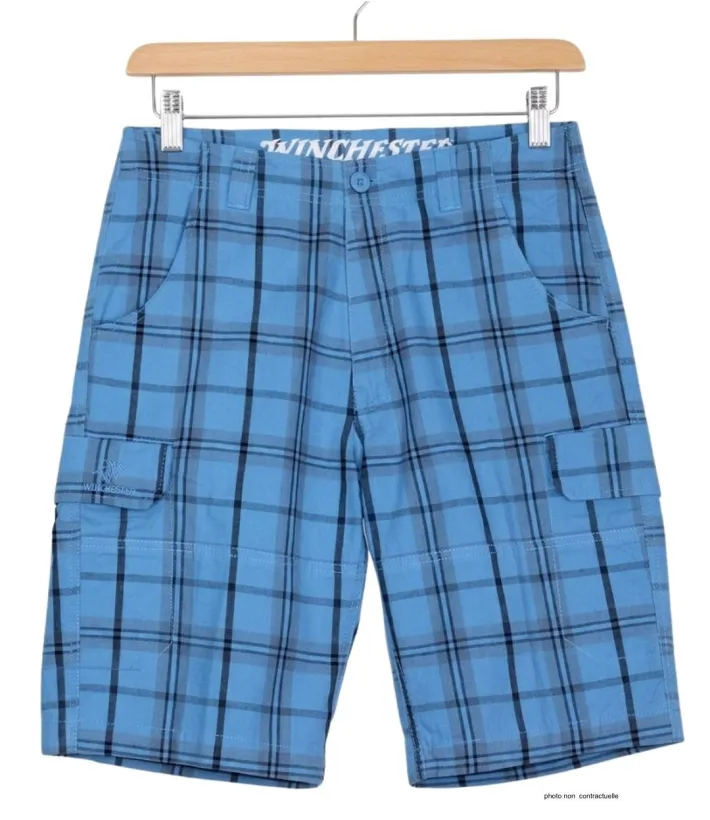 WINCHESTER INTACT1 : Bermuda à Carreaux en Coton pour Homme